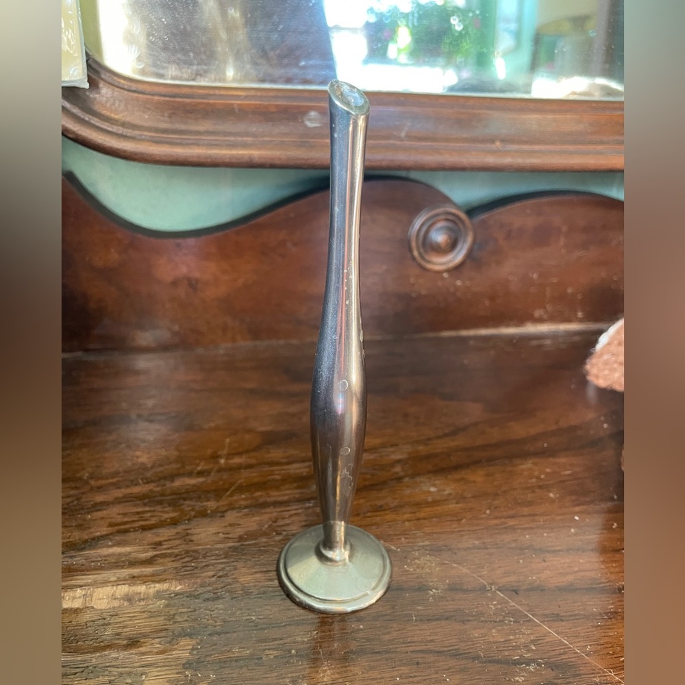 Silver Plated Vase 5 Inch